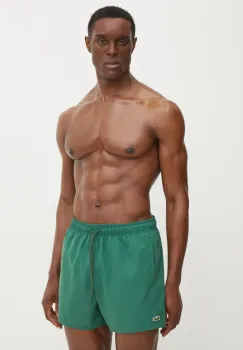 Lacoste pantaloni scurti de baie culoarea verde, MH6270 imagine