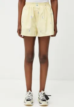 Lacoste pantaloni scurti de femei din bumbac imagine