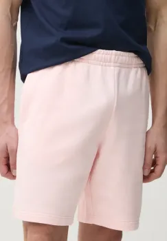 Lacoste pantaloni scurti din bumbac culoarea roz, GH0990 imagine
