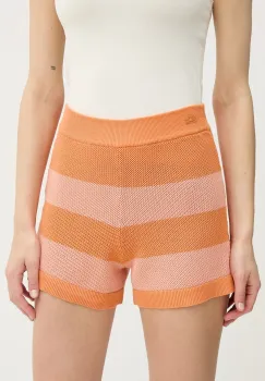 Lacoste pantaloni scurti pentru femei, din bumbaci imagine