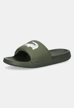 Lacoste papuci SERVE SLIDE 1.0 culoarea verde, 49CMA0021 imagine