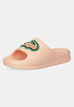 Lacoste papuci SERVE SLIDE 2.0 culoarea portocaliu, cu platforma, 49CFA0027 imagine