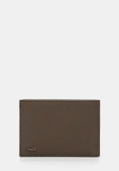 Lacoste portofel barbati, culoarea bej, NH4419HC imagine