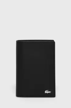 Lacoste Portofel de piele barbati, culoarea negru imagine