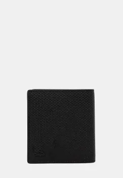Lacoste portofel de piele culoarea negru, NH4568CE imagine
