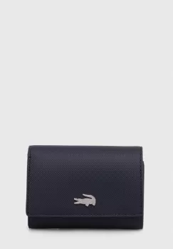 Lacoste portofel femei, culoarea albastru marin imagine