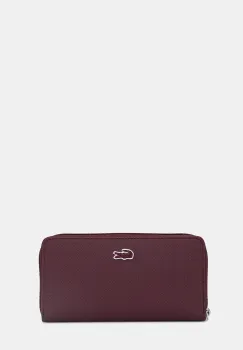 Lacoste portofel femei, culoarea bordo imagine