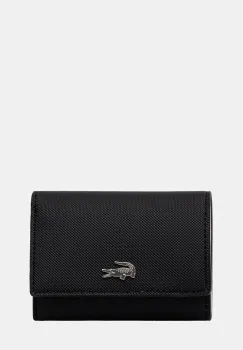 Lacoste portofel femei, culoarea negru, NF4190AA imagine