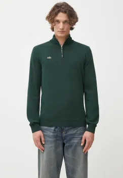 Lacoste pulover culoarea negru, cu turtleneck imagine