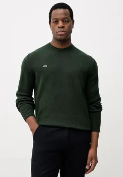 Lacoste pulover de lana culoarea verde, light, AH2916 imagine