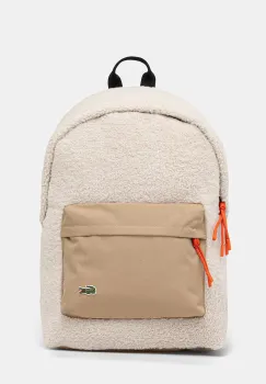 Lacoste rucsac culoarea bej, mare, cu imprimeu, NU5095NZ imagine