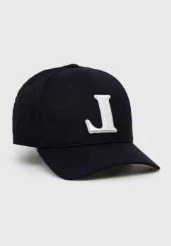 Lacoste sapca culoarea albastru marin, cu imprimeu imagine
