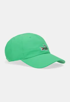 Lacoste sapca culoarea verde, cu imprimeu, RK2450 imagine