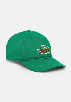 Lacoste sapca culoarea verde, cu imprimeu, RK3186 imagine