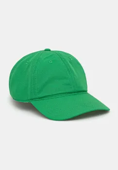 Lacoste sapca culoarea verde, neted, RK2662 imagine