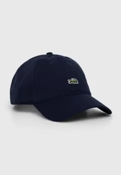 Lacoste sapca de baseball din bumbac culoarea albastru marin, cu imprimeu imagine