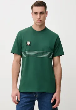 Lacoste tricou din bumbac barbati, cu imprimeu, TH0025 imagine