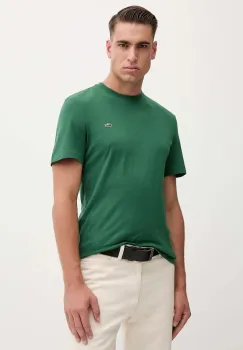 Lacoste tricou din bumbac barbati, neted, TH2038 imagine