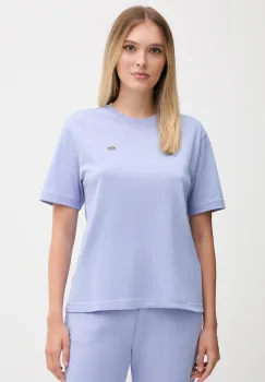 Lacoste tricou din bumbac culoarea alb, TF7215 imagine