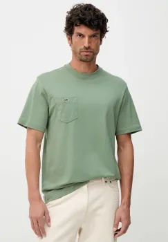 Lacoste tricou din bumbac culoarea alb, uni, TH2827 imagine