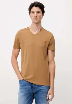 Lacoste tricou din bumbac culoarea alb, uni, TH6710 imagine