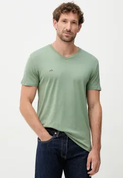 Lacoste tricou din bumbac culoarea alb, uni, TH6710 imagine