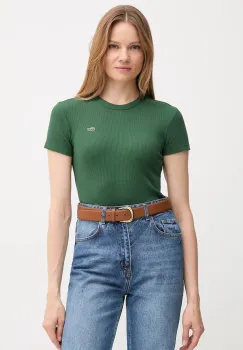 Lacoste tricou din bumbac culoarea bleumarin, TF5538 imagine