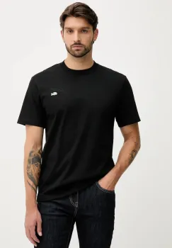 Lacoste tricou din bumbac culoarea negru, uni, TH5492 imagine