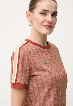 Lacoste tricou femei, culoarea portocaliu, TF3244 imagine