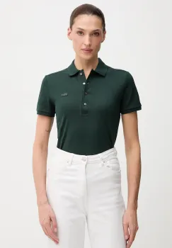 Lacoste tricou polo culoarea alb, PF5462 imagine