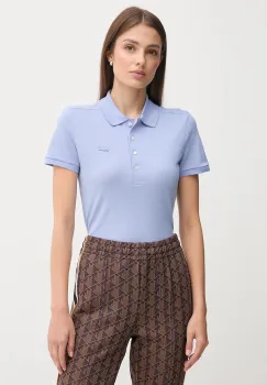 Lacoste tricou polo culoarea alb, PF5462 imagine