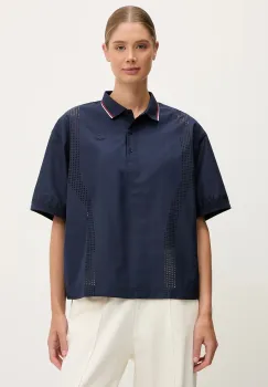 Lacoste tricou polo culoarea bleumarin, CF0060 imagine