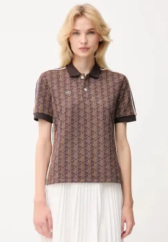 Lacoste tricou polo culoarea maro, DF3364 imagine