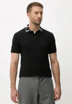 Lacoste tricou polo culoarea negru, uni, PH9538 imagine