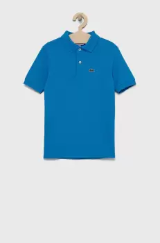 Lacoste tricouri polo din bumbac pentru copii neted imagine