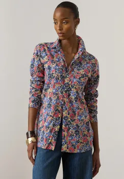 Lauren Ralph Lauren camasa femei din bumbac imagine