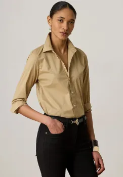 Lauren Ralph Lauren camasa pentru femei cu bumbac imagine