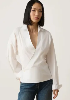 Lauren Ralph Lauren  camasa pentru femei cu bumbac imagine