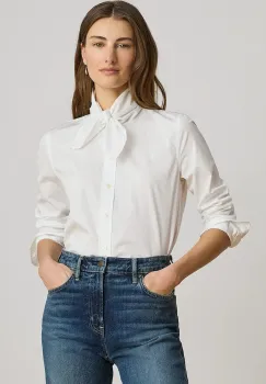 Lauren Ralph Lauren camasa pentru femei, din bumbac imagine