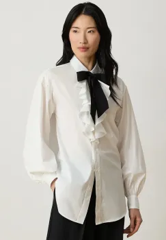 Lauren Ralph Lauren  camasa pentru femei din bumbac imagine