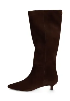 Lauren Ralph Lauren cizme cu toc cui pentru femei din piele intoarsa Frncsa Tl Hl imagine
