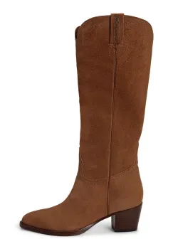 Lauren Ralph Lauren  cizme pentru femei din piele intoarsa Harpher Tall imagine