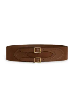 Lauren Ralph Lauren curea pentru femei din piele imagine