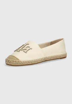 Lauren Ralph Lauren espadrile de dama din piele Cameryn imagine
