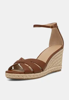 Lauren Ralph Lauren espadrile de piele Nellie imagine