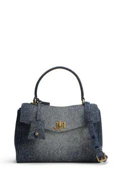 Lauren Ralph Lauren geanta crossbody pentru femei din denim imagine