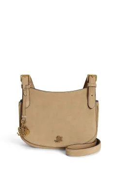 Lauren Ralph Lauren geanta crossbody pentru femei din piele intoarsa imagine