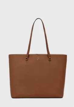 Lauren Ralph Lauren geanta de piele imagine