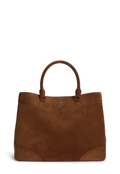 Lauren Ralph Lauren geanta shopper pentru femei din piele intoarsa imagine