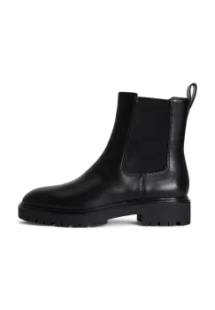 Lauren Ralph Lauren ghete scurte pentru femei din piele Allyson imagine